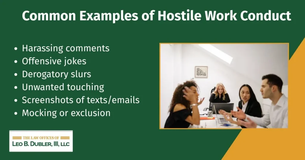 Hostile Work Environment Infographic