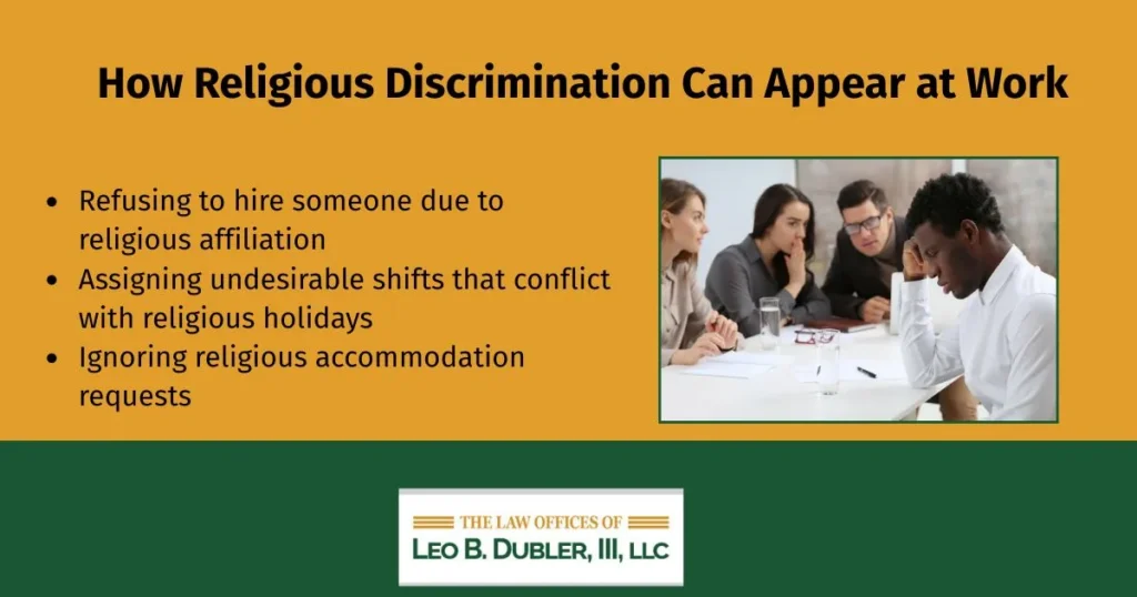 Religious Discrimination Infographic